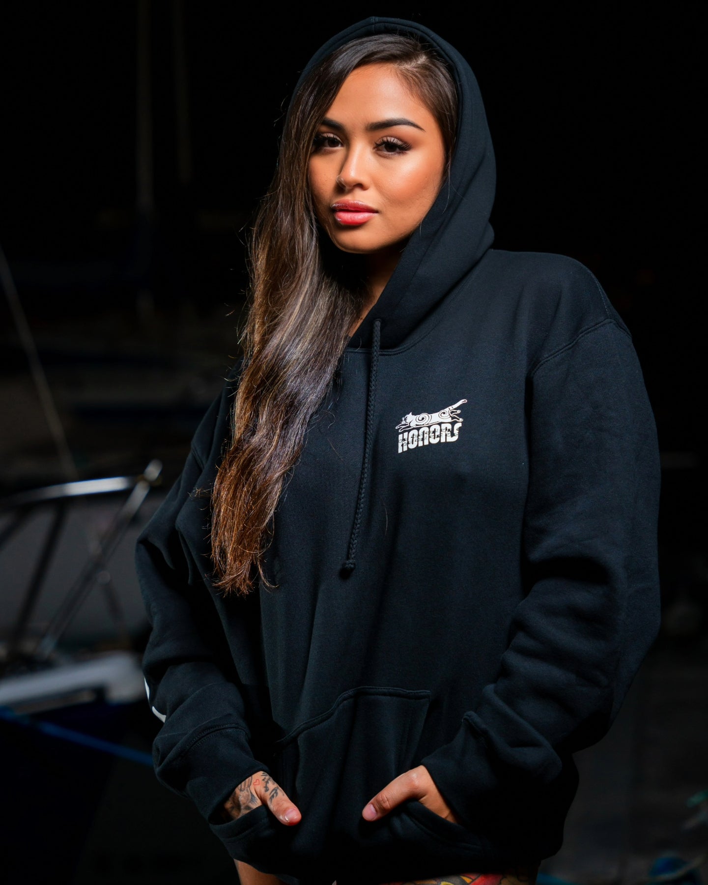Honors x MMC Bushido Neko Hoodie - Black