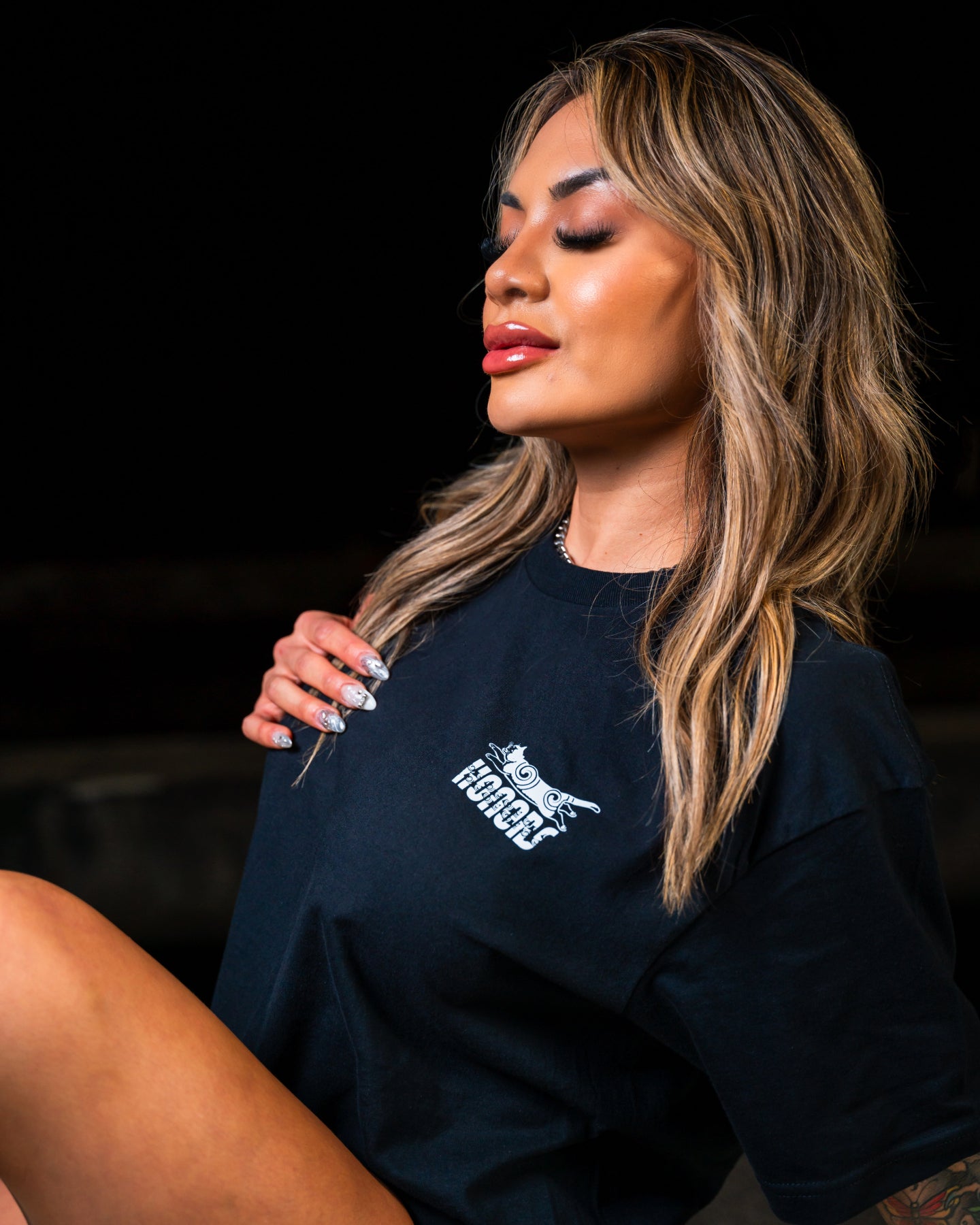 Honors x MMC Bushido Neko Tee - Black
