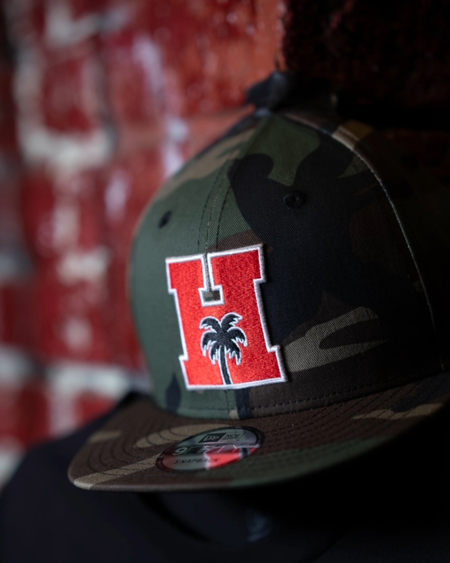 HONORS X NEW ERA Snap Back - CAMOFLAUGE/ RED