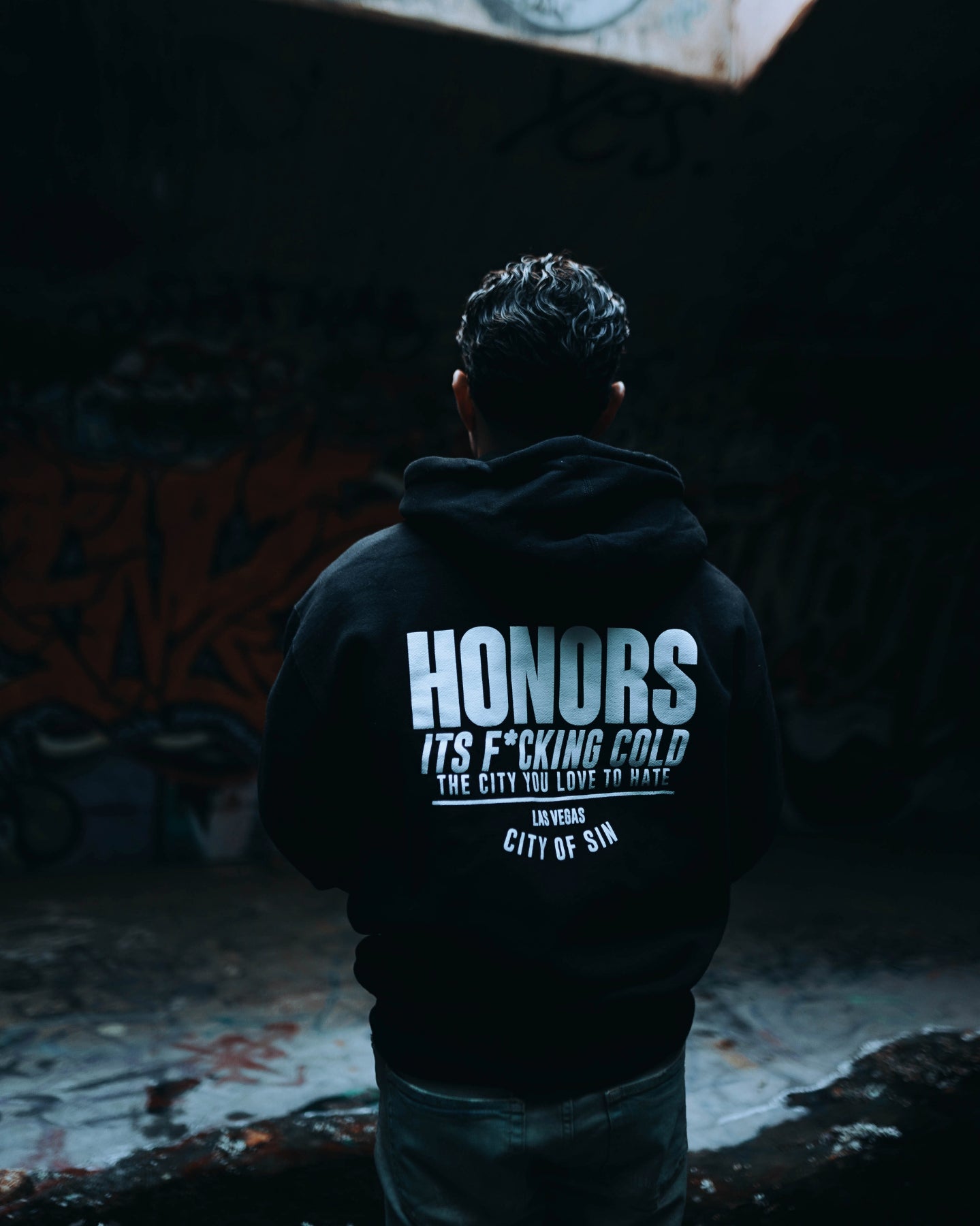 ITS F*CKING COLD HOODIE - BLACK