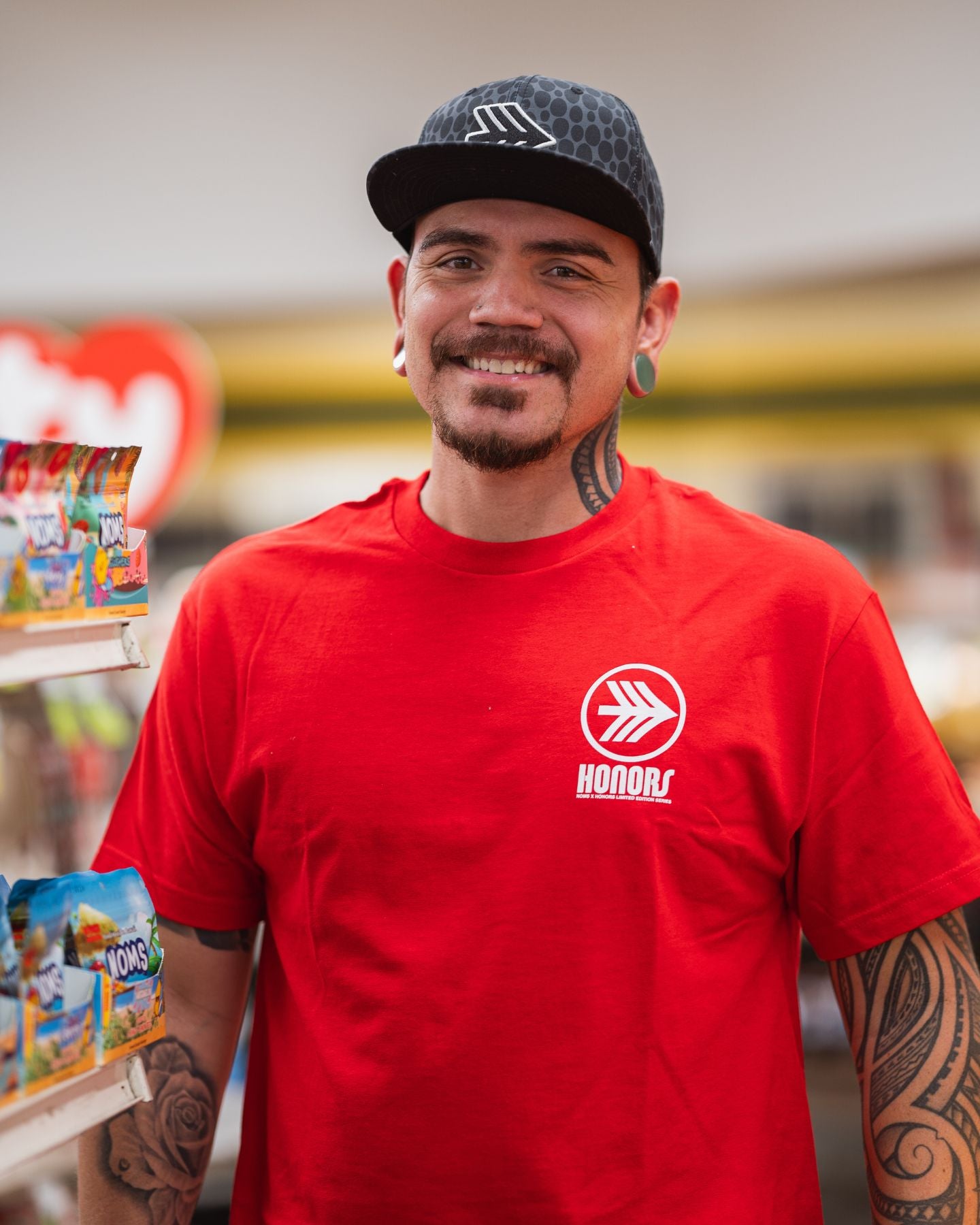 Honors x Noms Good Vibes Tee - Red