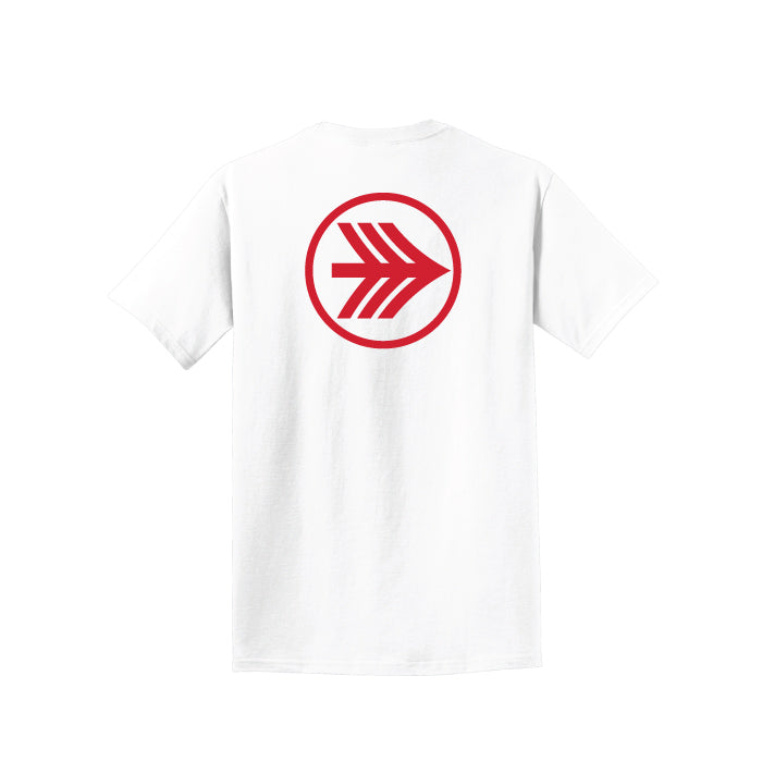 Keep On Moving Tee - White