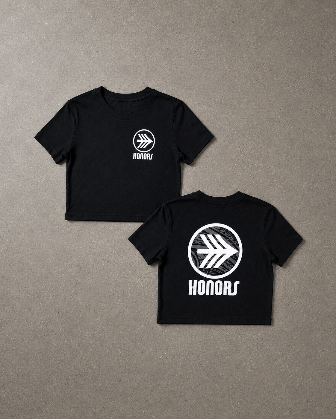 WOMENS BONG X HONORS TRIBAL LOGO CROP TOP