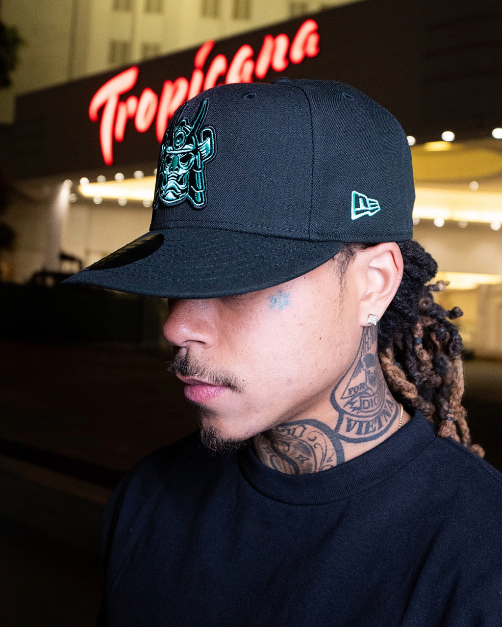 New Era Bushido Snapback - Black/Teal