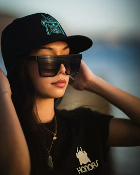 New Era Bushido Snapback - Black/Teal