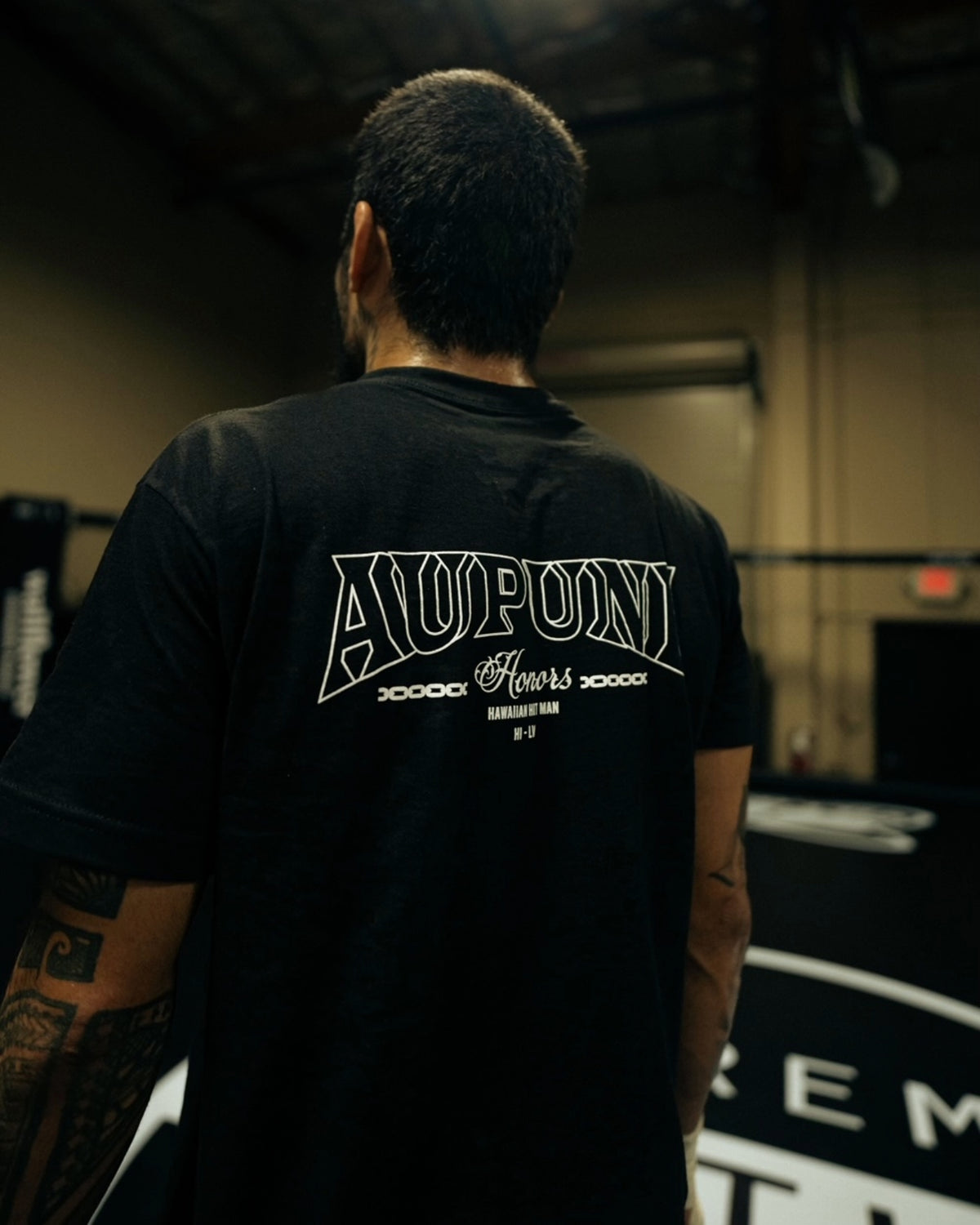 Aupuni Fighter Support Tee - Black