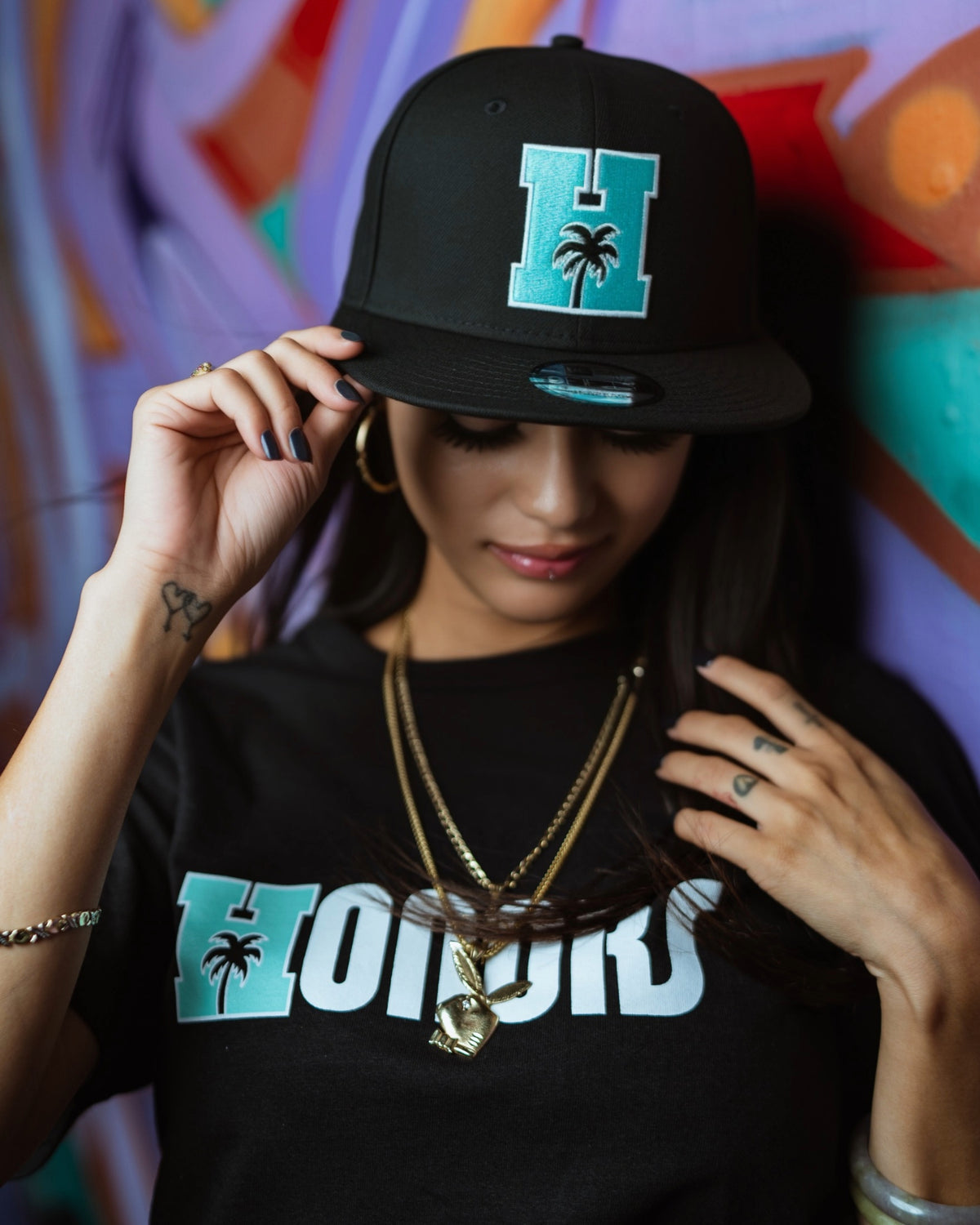 Honors x New Era Home Team Snap Back - Black/Teal