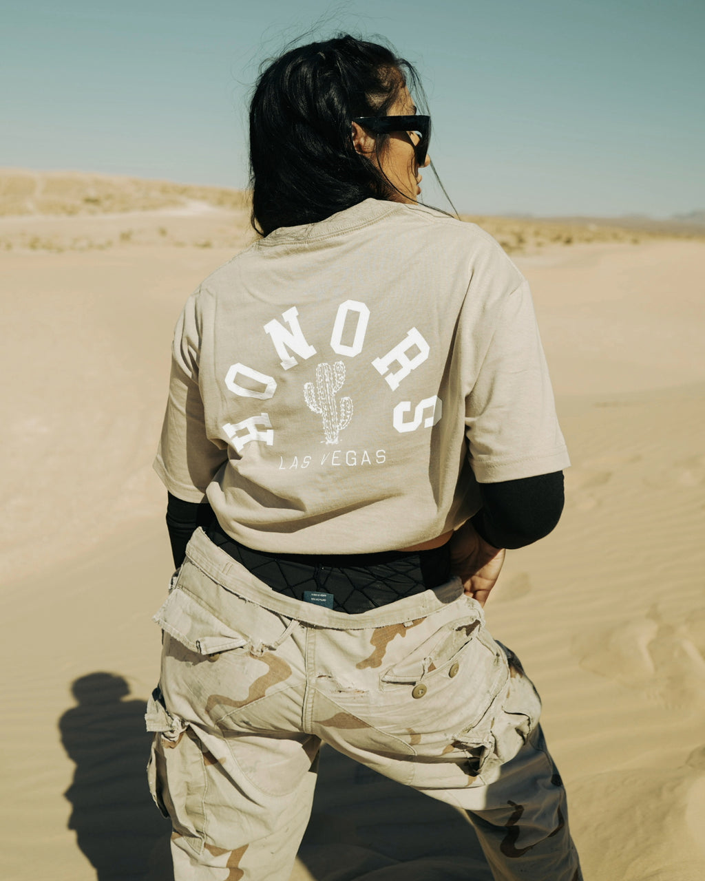 CACTUS LIFE TEE - TAN