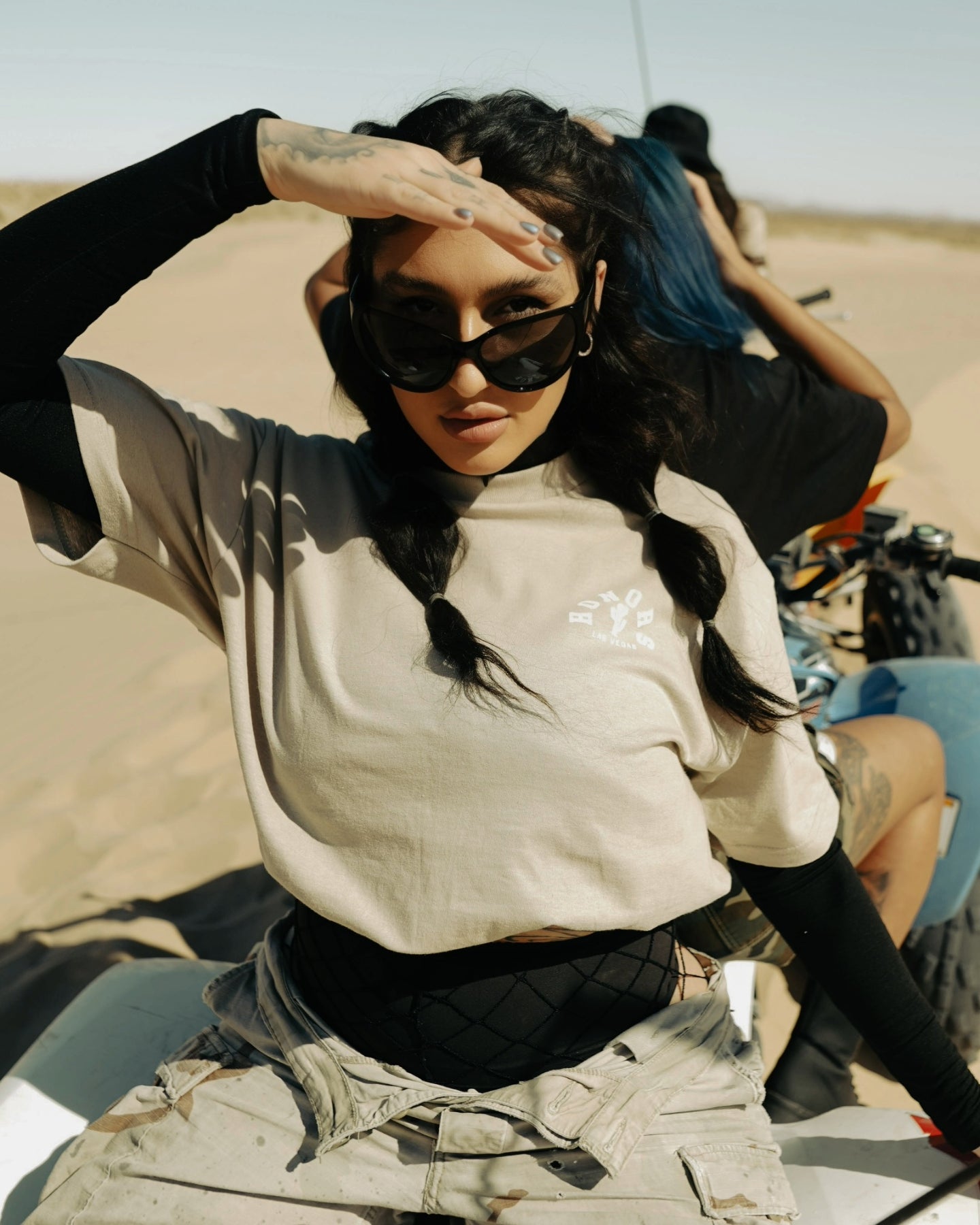 CACTUS LIFE TEE - TAN