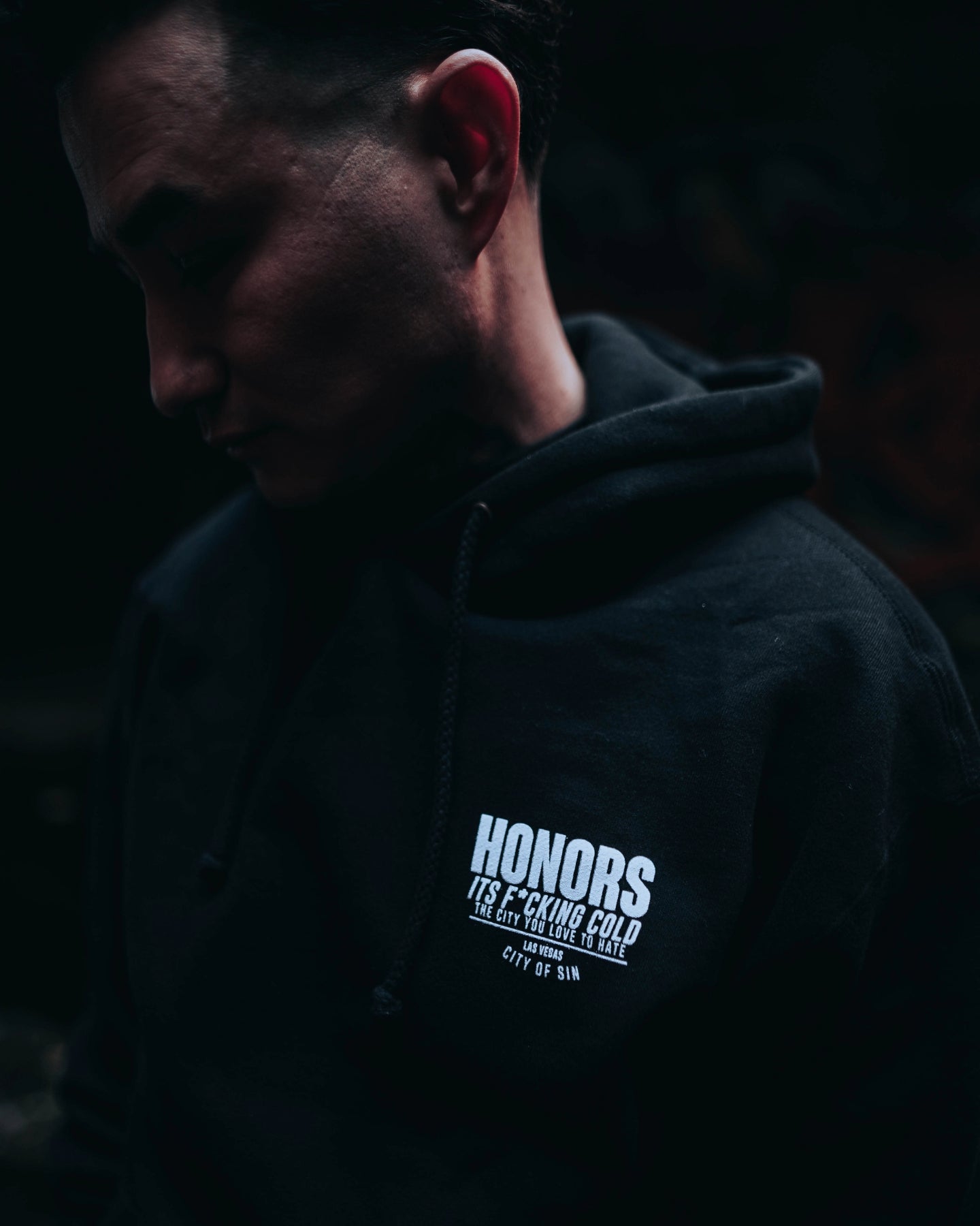 ITS F*CKING COLD HOODIE - BLACK