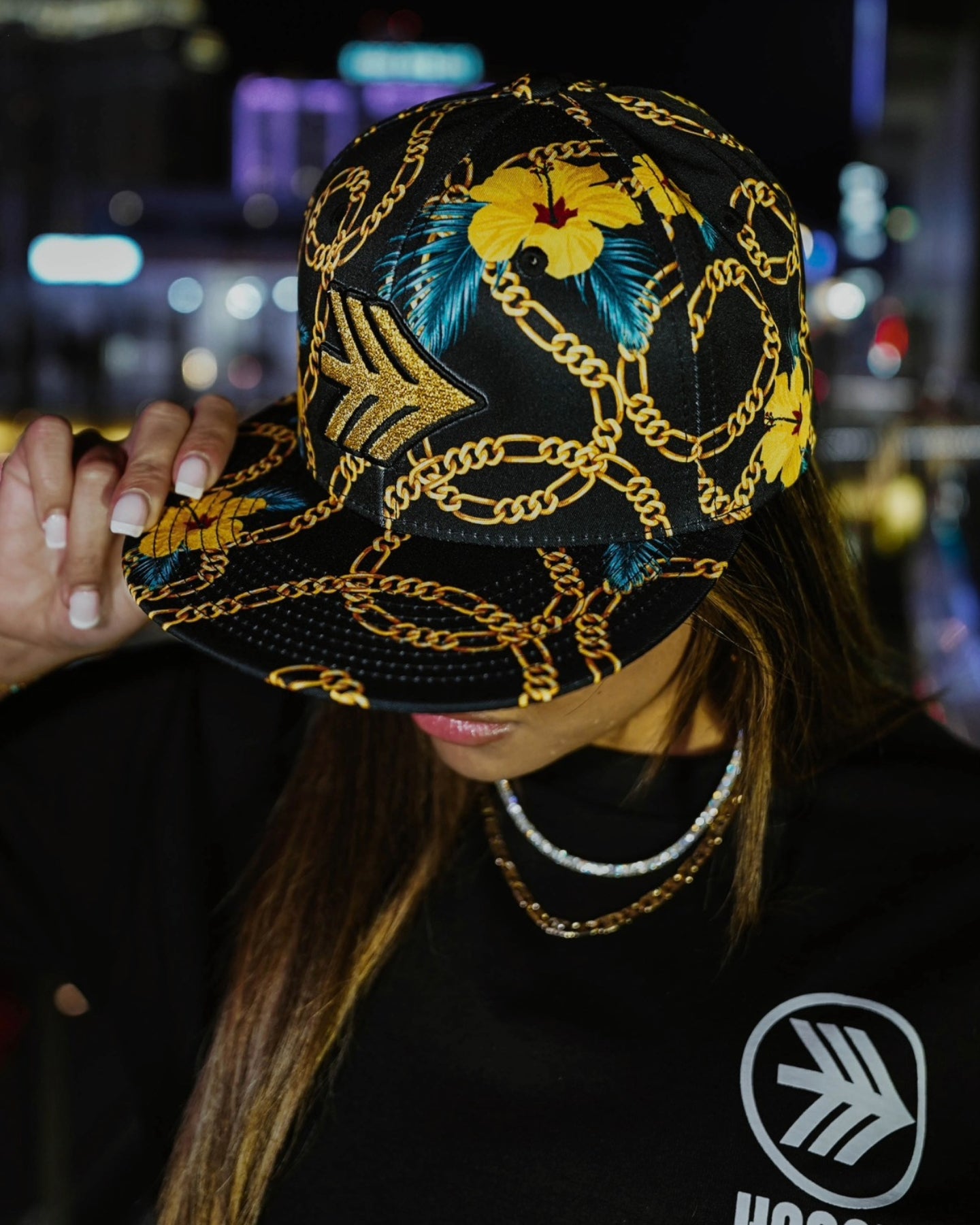 GOLD GANG LOGO SNAPBACK - BLACK/ GOLD/ YELLOW