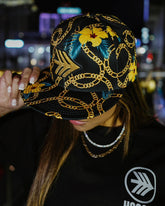 GOLD GANG LOGO SNAPBACK - BLACK/ GOLD/ YELLOW