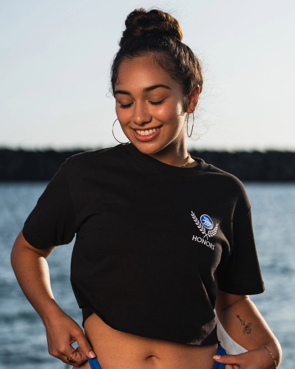 TUNNEL VISION- BLACK TEE