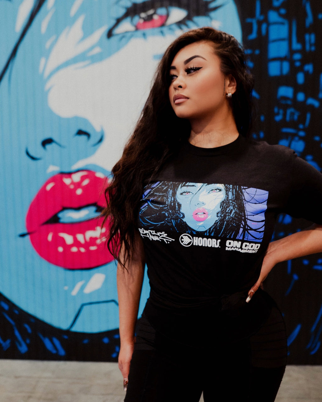 JAMES HAUNT X HONORS X ON GOD MURAL TEE