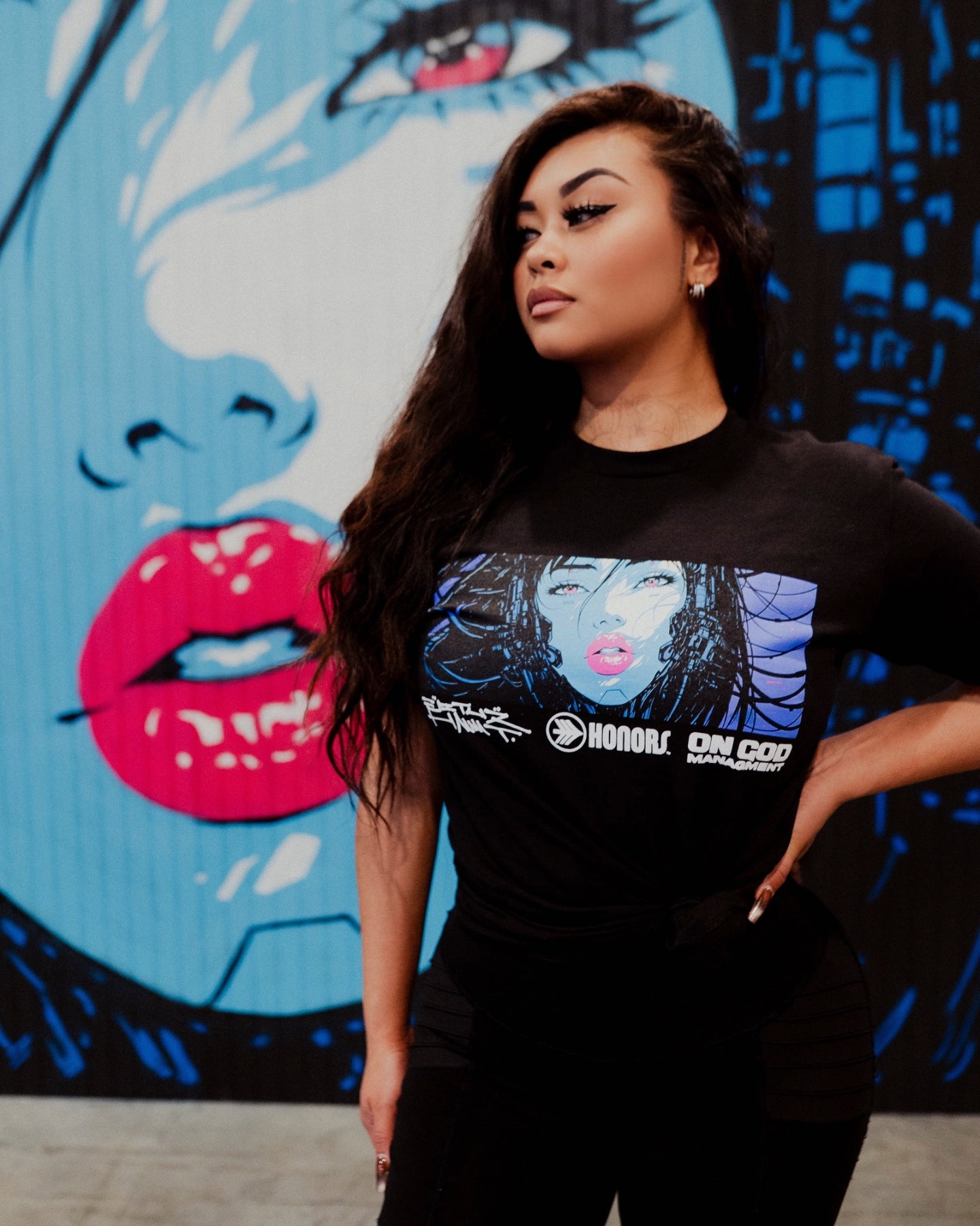 JAMES HAUNT X HONORS X ON GOD MURAL TEE