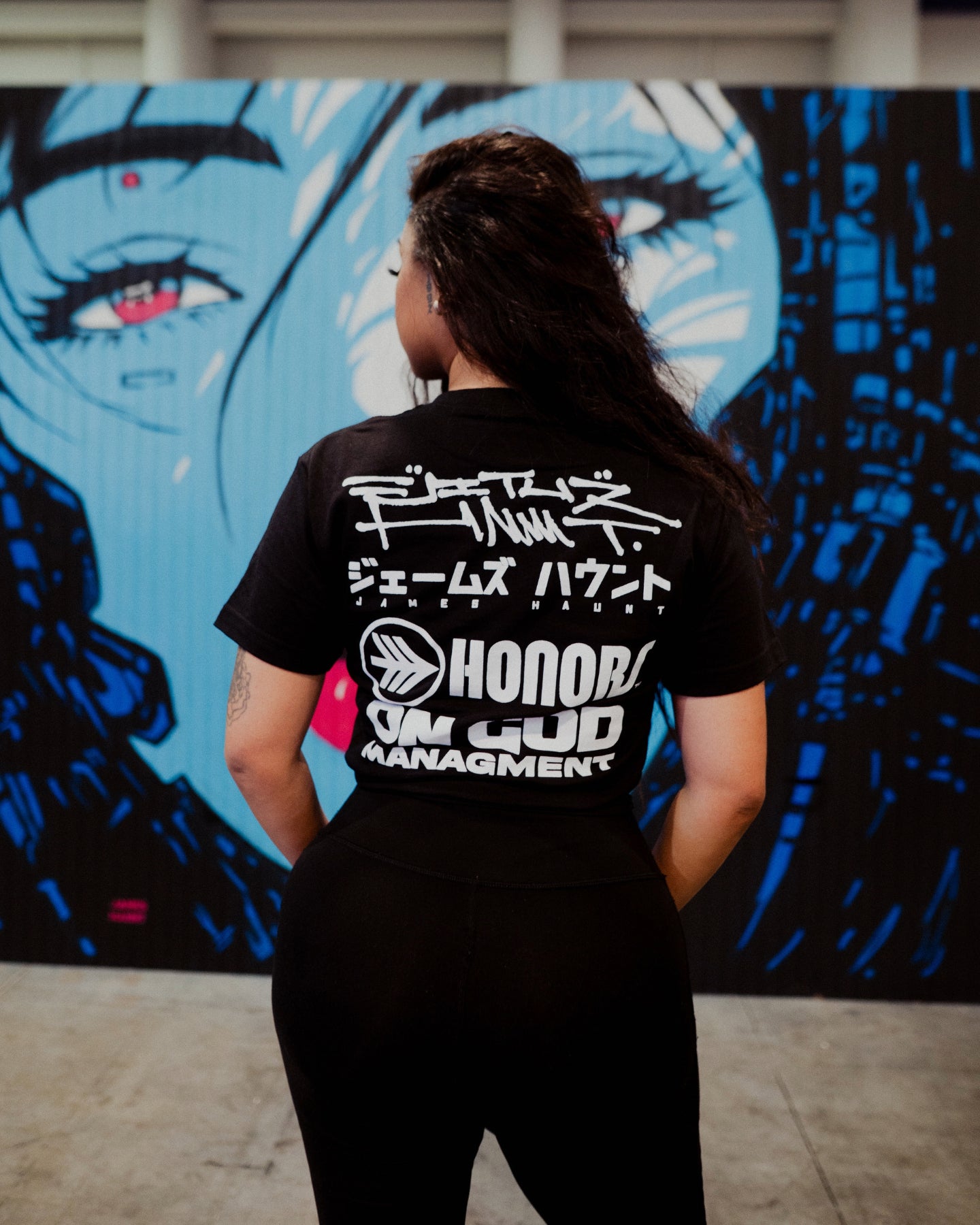 JAMES HAUNT X HONORS X ON GOD SILOUETTE TEE