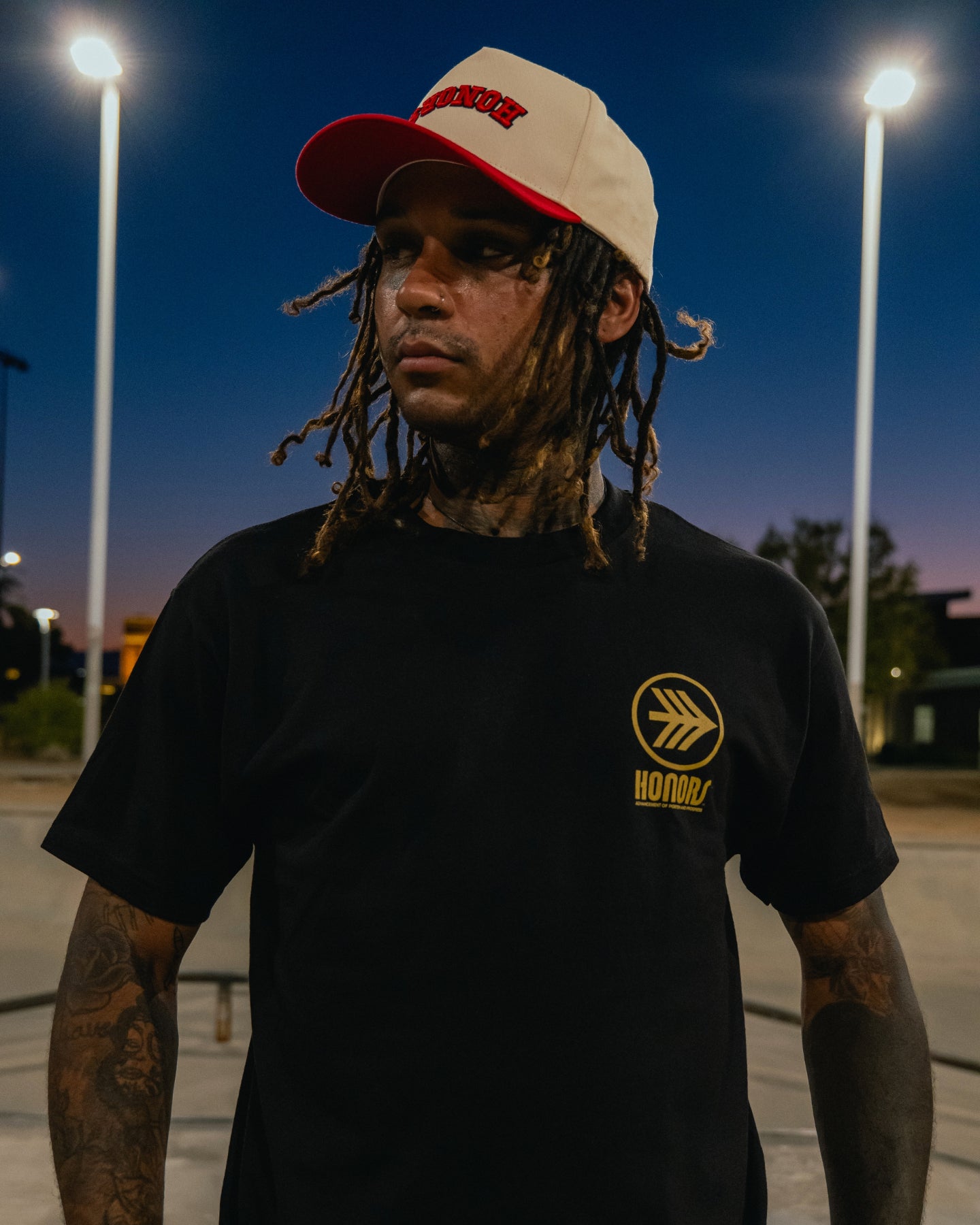 PROGRESSION LOGO TEE BLACK & GOLD