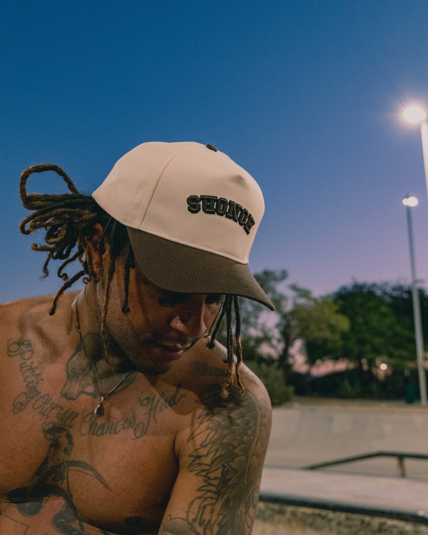 REVERSED HONORS A- FRAME SNAPBACK BROWN & TAN