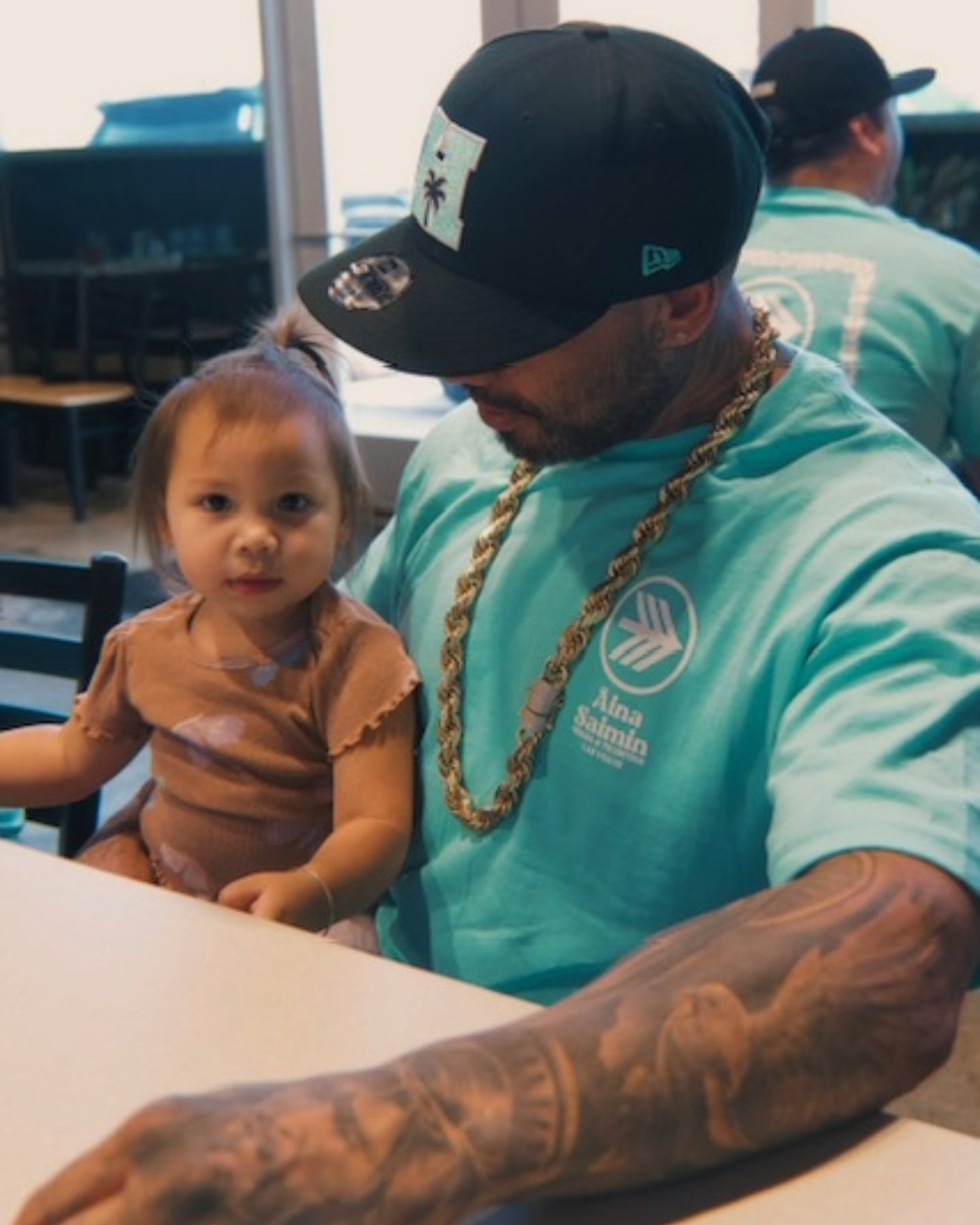 AINA SAIMIN X HONORS COLLAB TEAL TEE