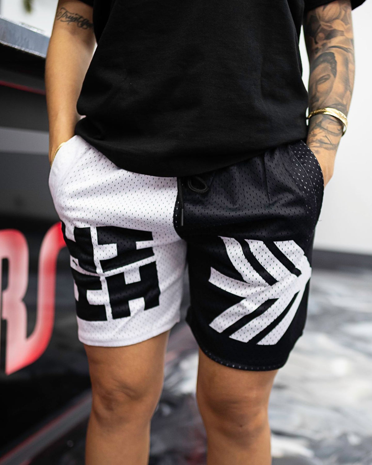 HI Finest x Honors Shorts - Black/White