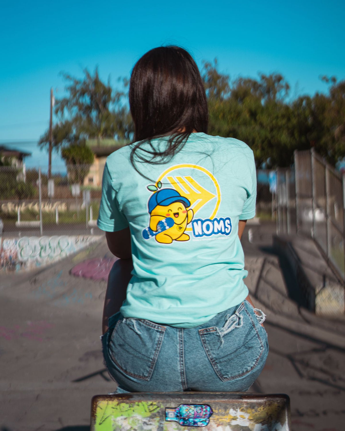 Honors x Noms Go Skate Tee - Teal