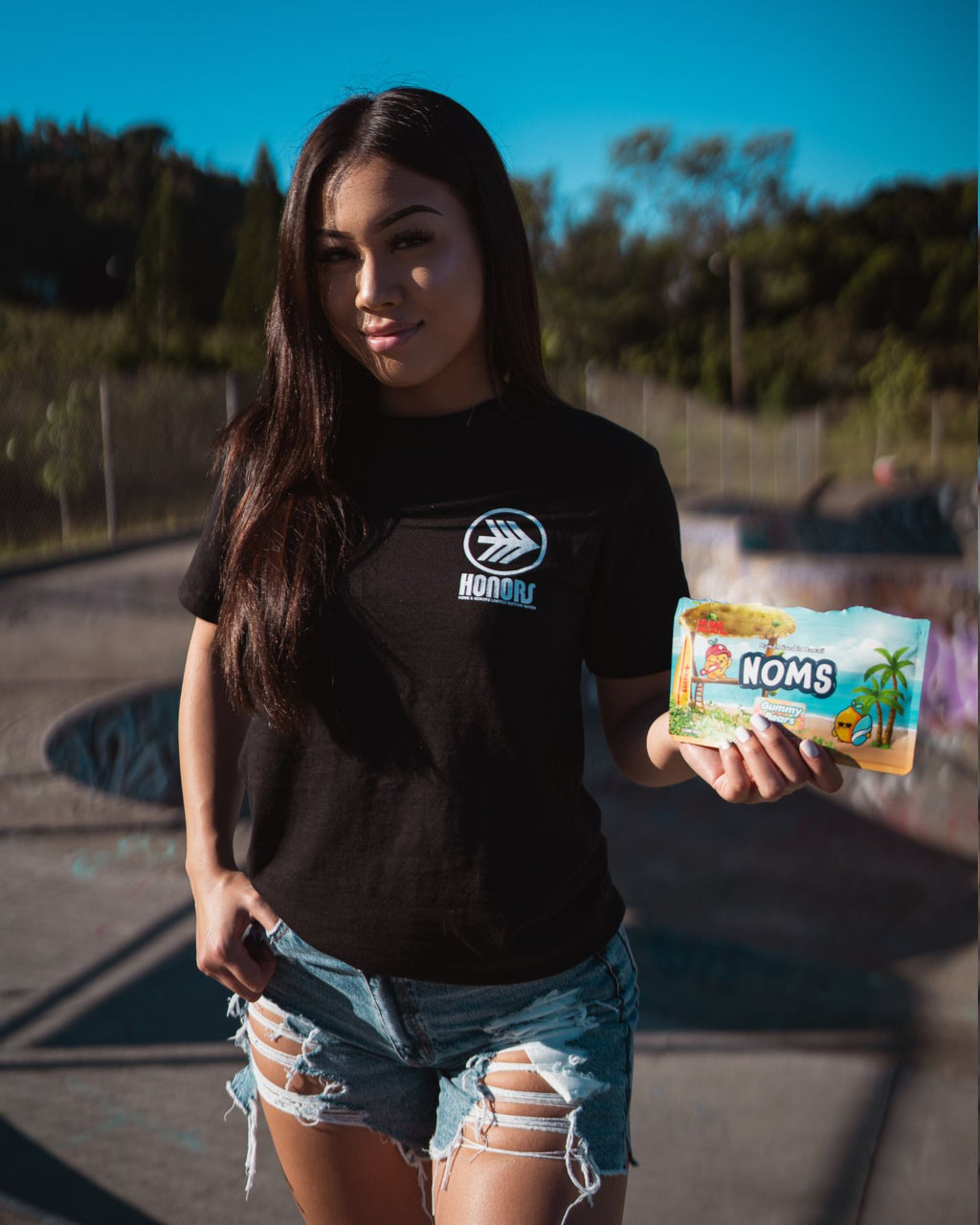 Honors x Noms Go Skate Tee - Black