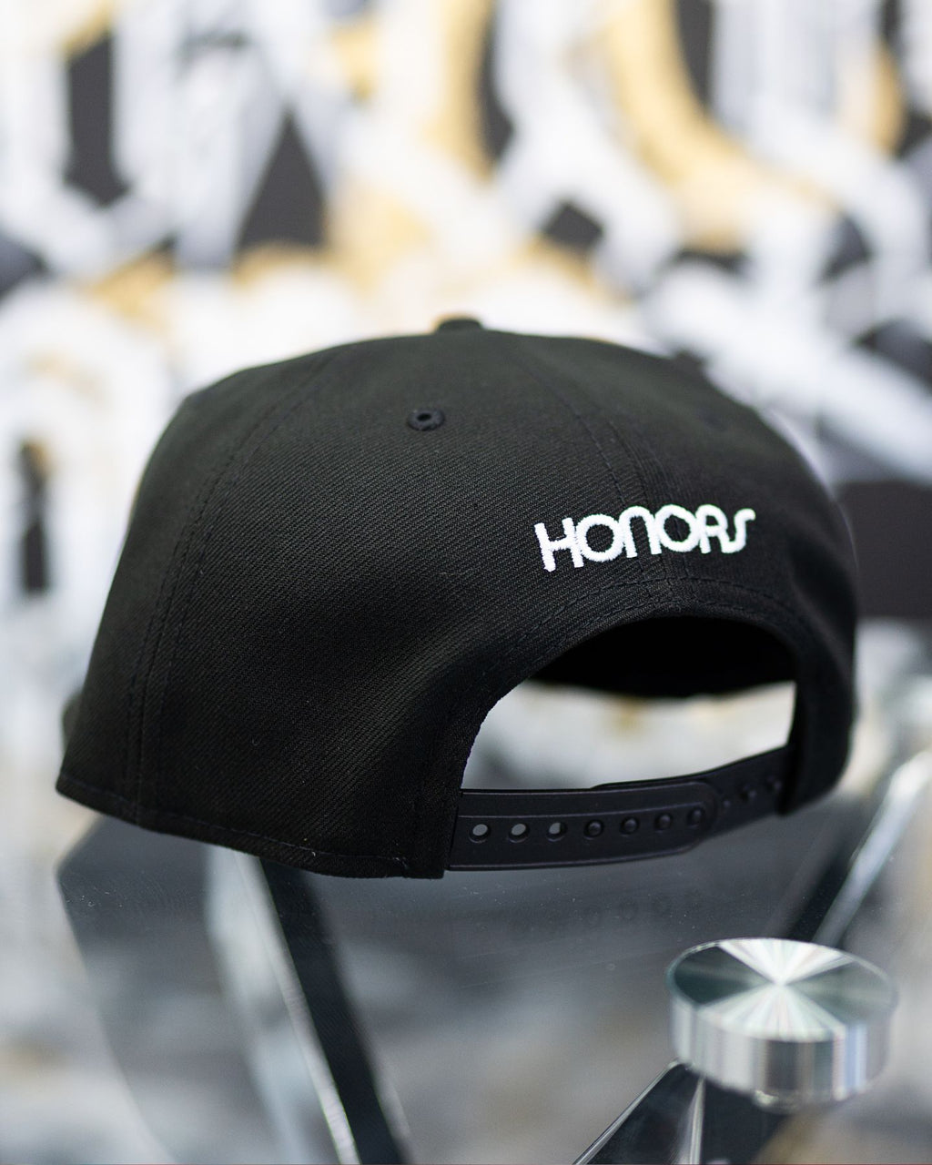 Three Point New Era Snapback - Black/White