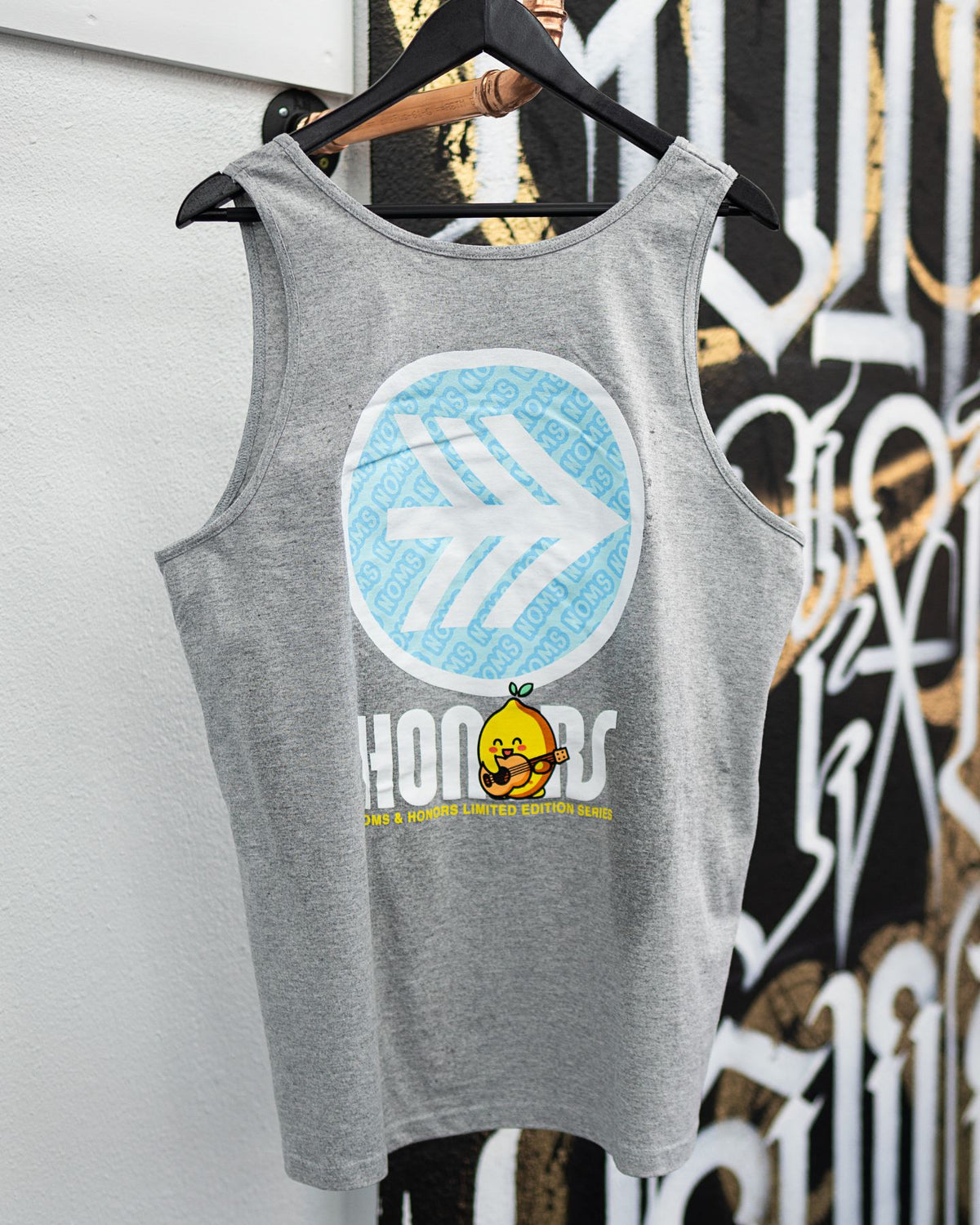Honors x Noms Good Vibes Tank Top- Athletic Grey