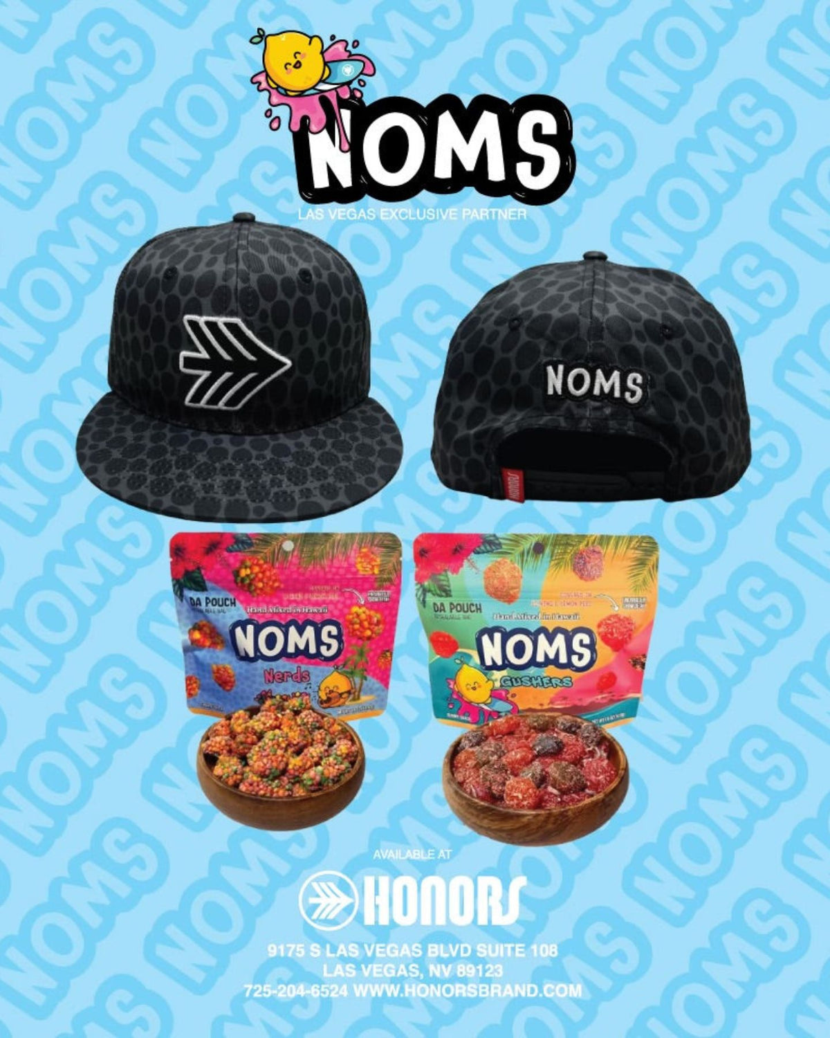 Honors x Noms SnapBack With 2 Pouches