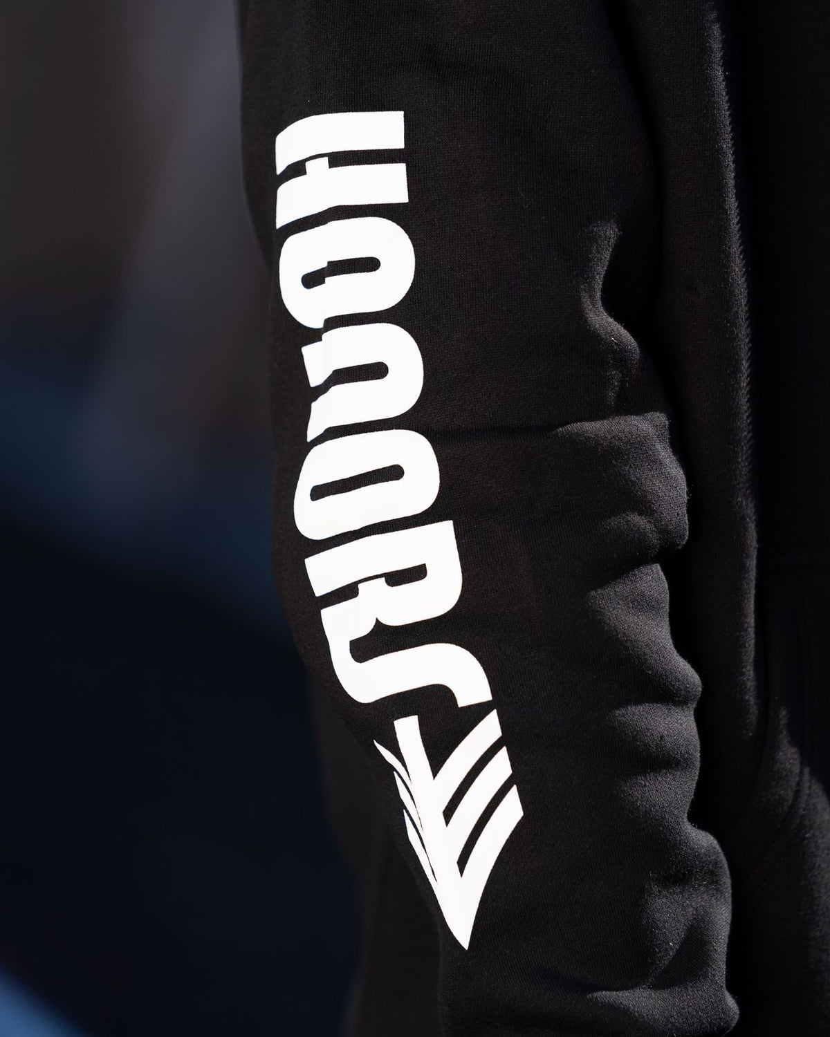 Logo Zip Up Hoodie - Black