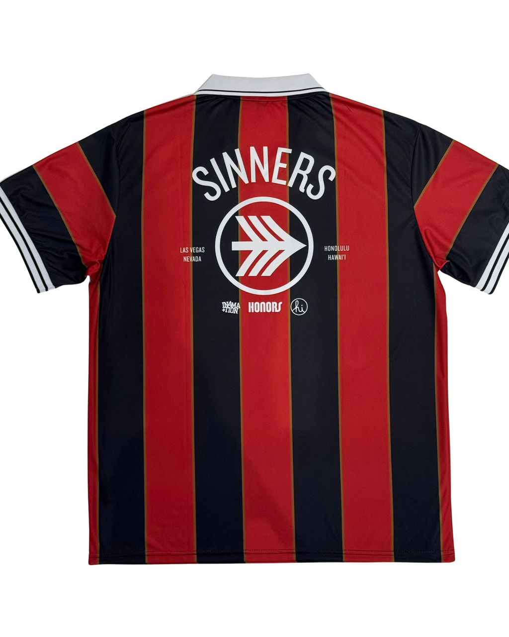 HONORS X IN4MATION SINNERS SOCCER JERSEY - BLACK/RED