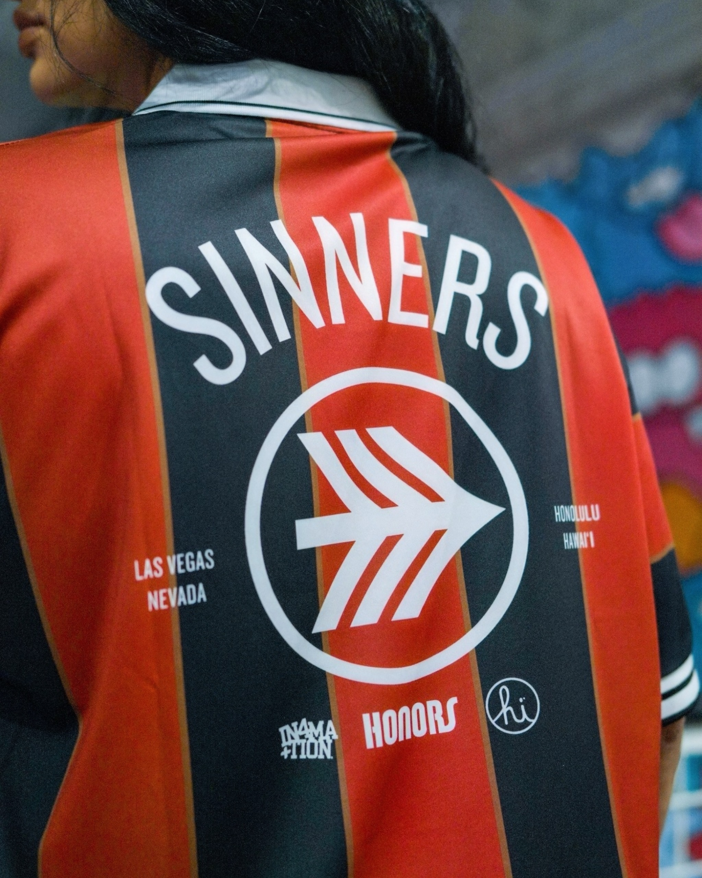 HONORS X IN4MATION SINNERS SOCCER JERSEY - BLACK/RED
