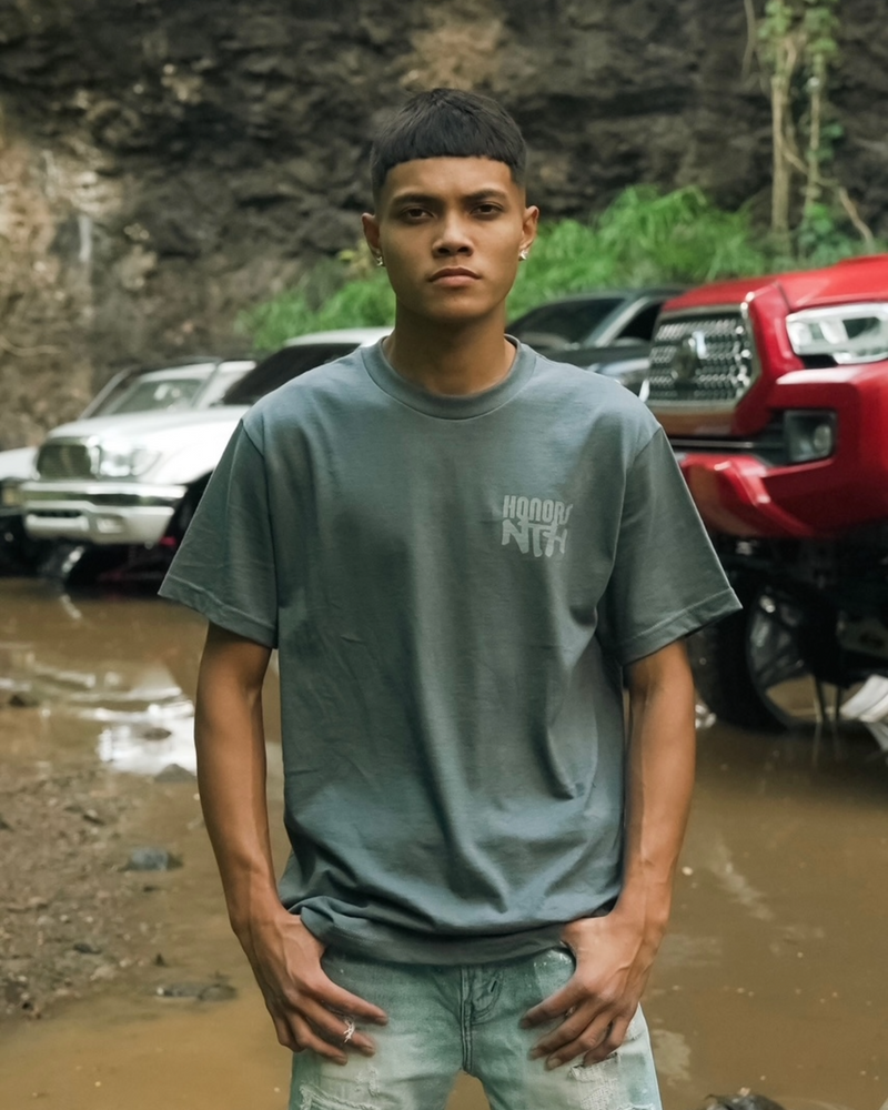 NTH X HONORS ONE TIME CHARCOAL GRAY TEE