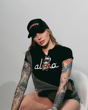 RABUBU X IN4MATION X ALOHA ARMY MENS TEE