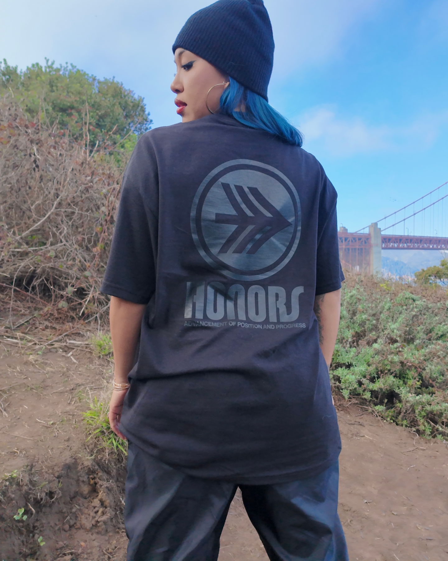 PROGRESSION LOGO TEE STEALTH BLACK