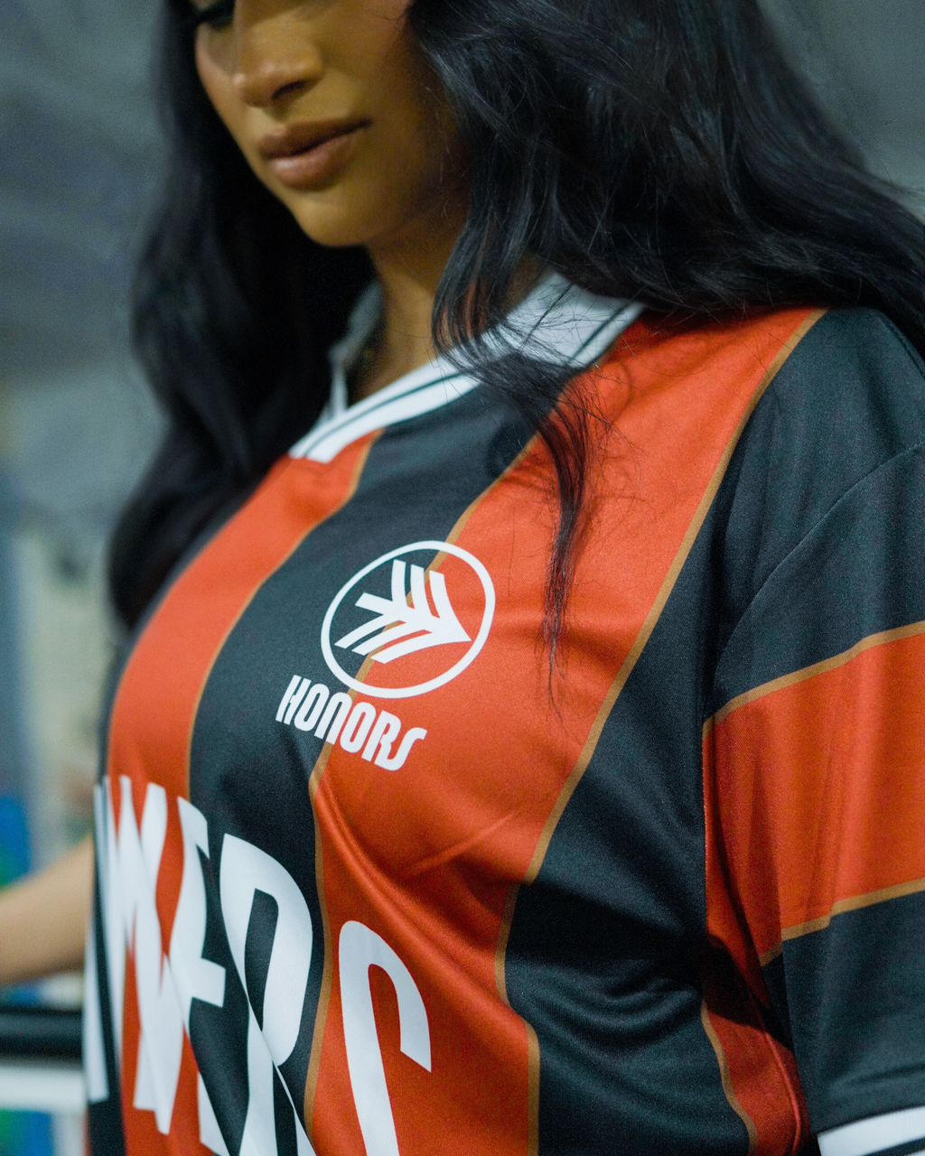 HONORS X IN4MATION SINNERS SOCCER JERSEY - BLACK/RED