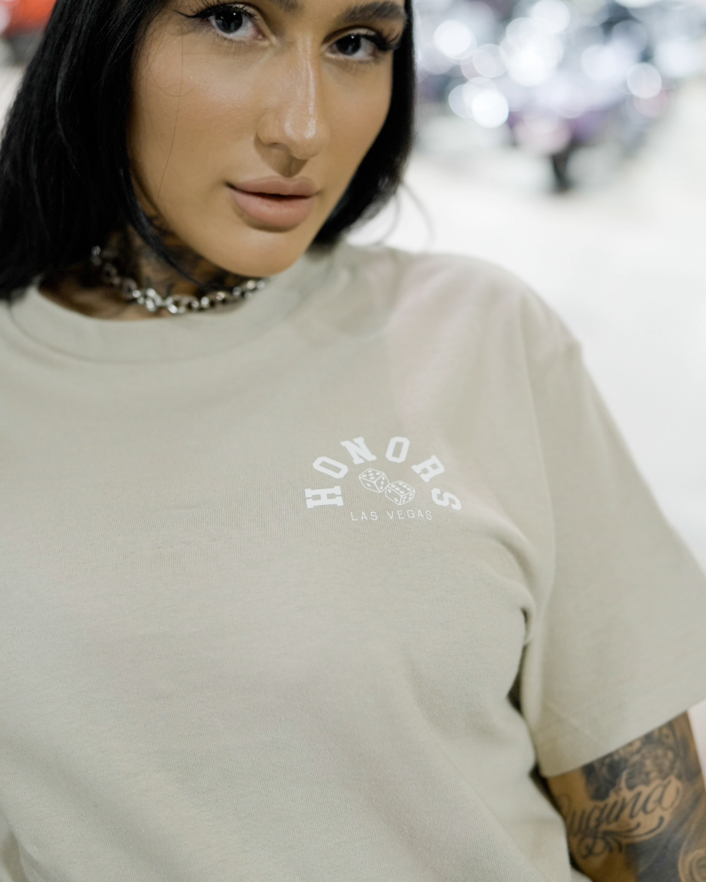 HONORS DICE LOCALS TAN TEE