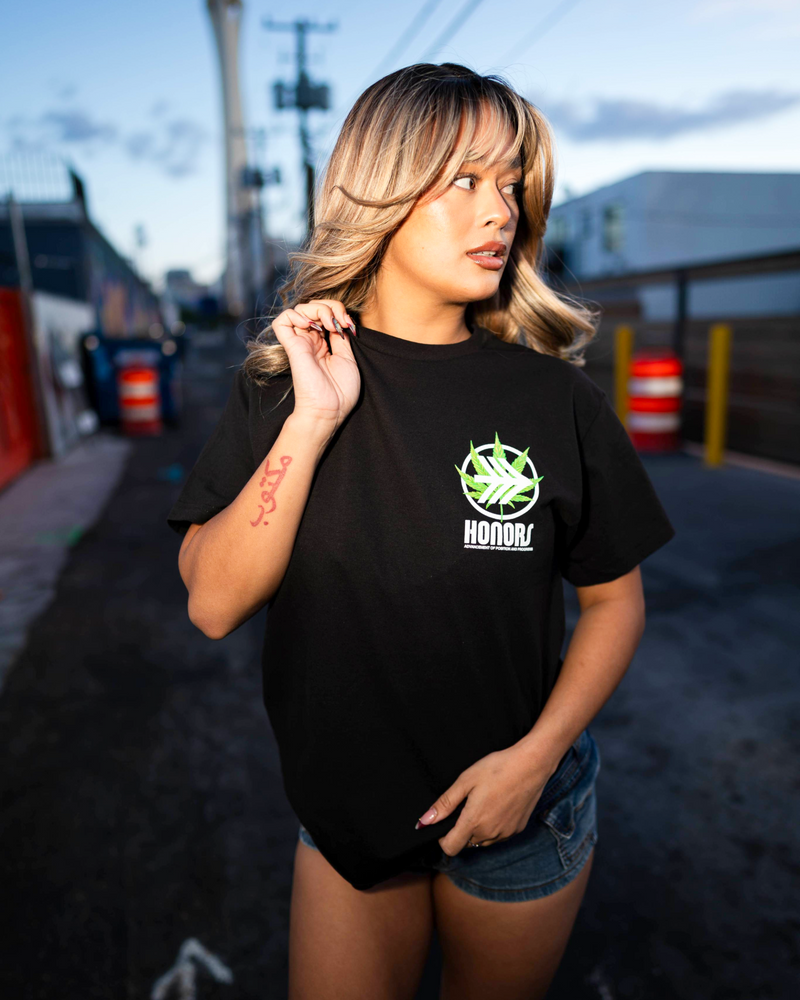 HONORS 420 BLACK TEE