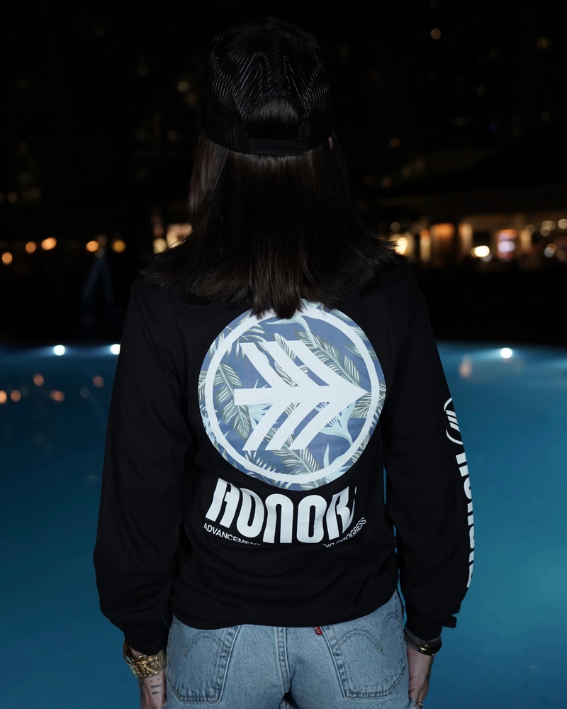 HONORS 3PT BIRD OF PARADISE BLACK L/S