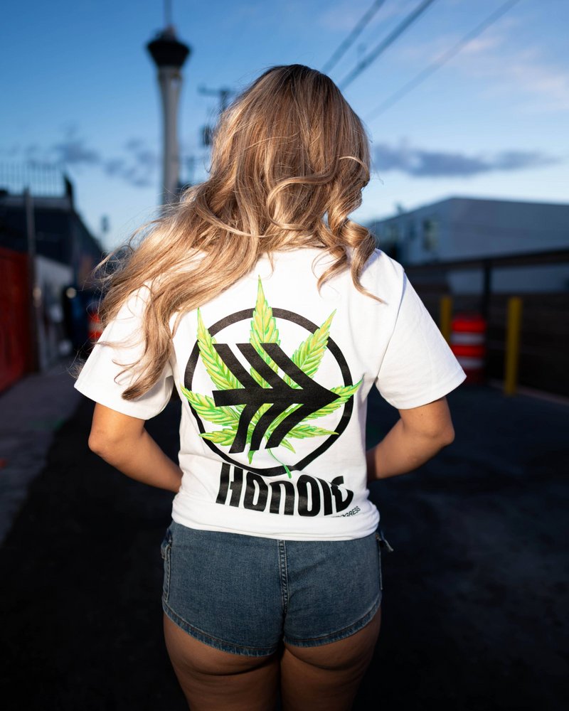 HONORS 420 WHITE TEE