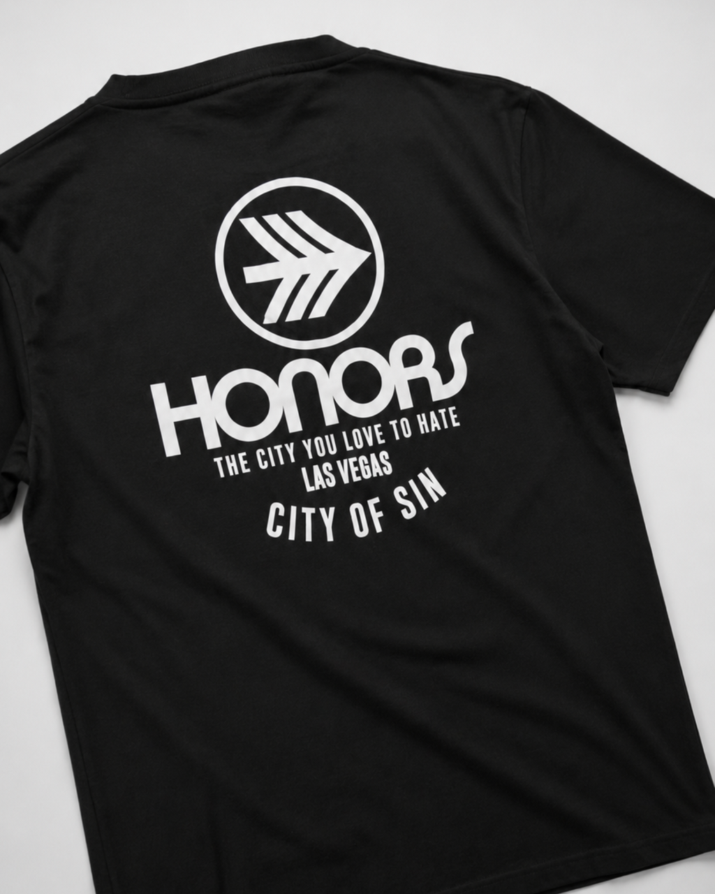 CITY OF SIN BLACK & GRAY TEE