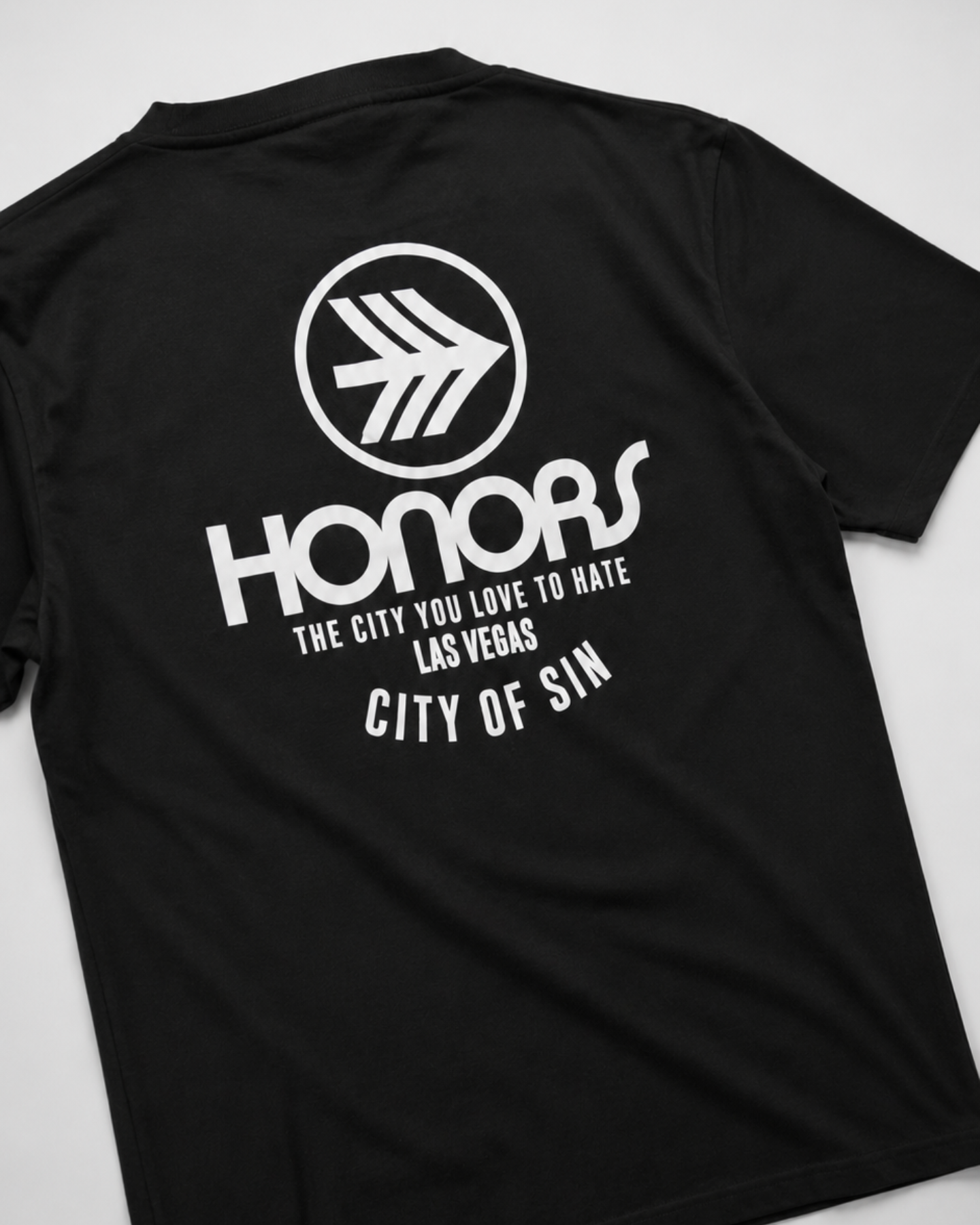 CITY OF SIN BLACK & GRAY TEE