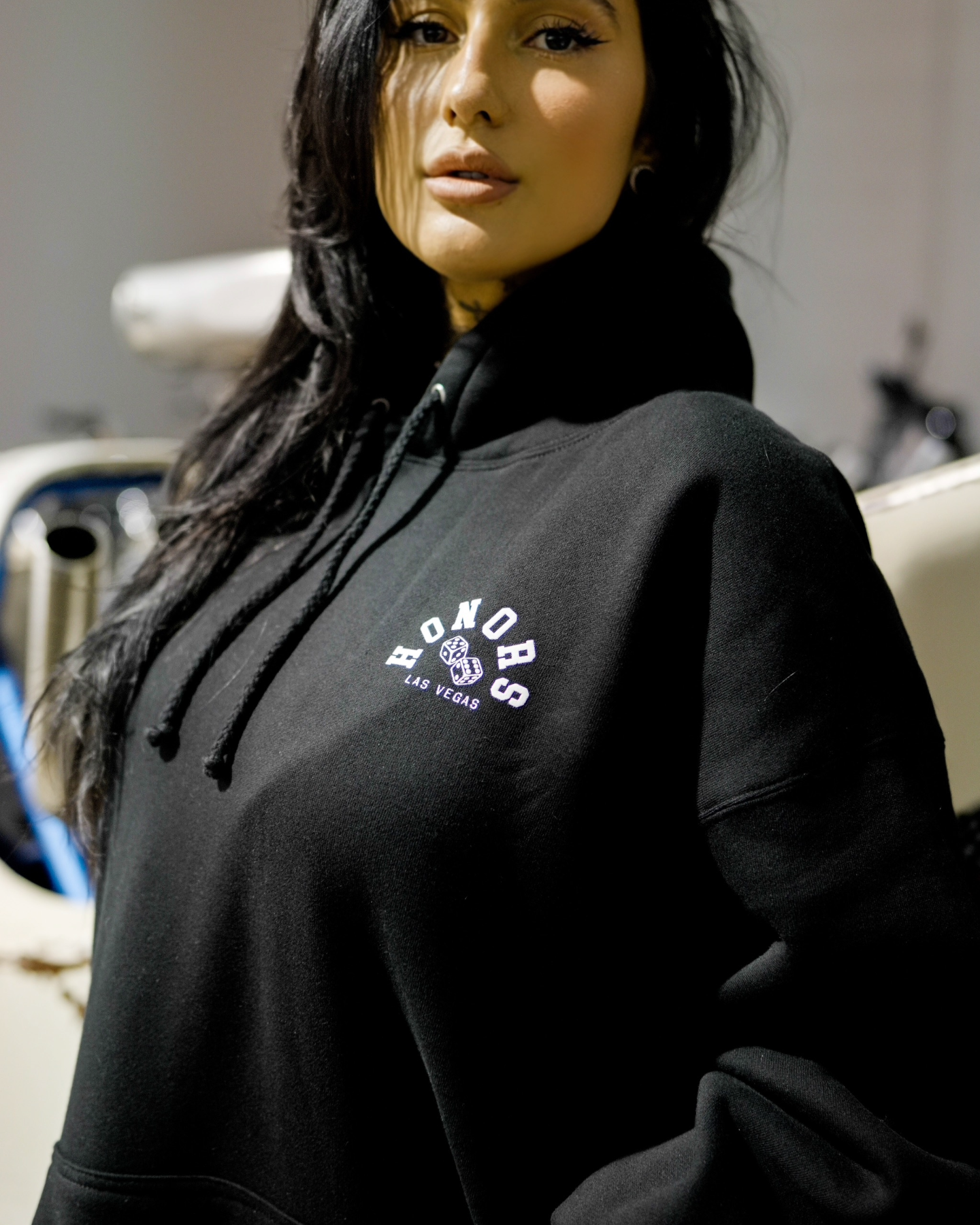 HONORS DICE LOCALS BLACK HOODIE