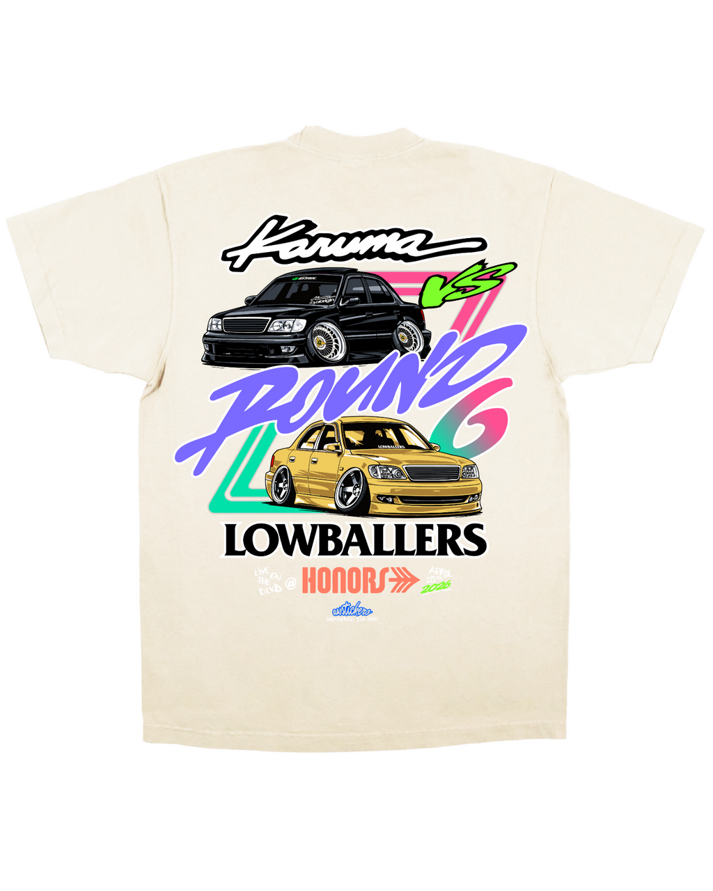 ROUND 6 KARUMA X LOWBALLERS X HONORS TEE