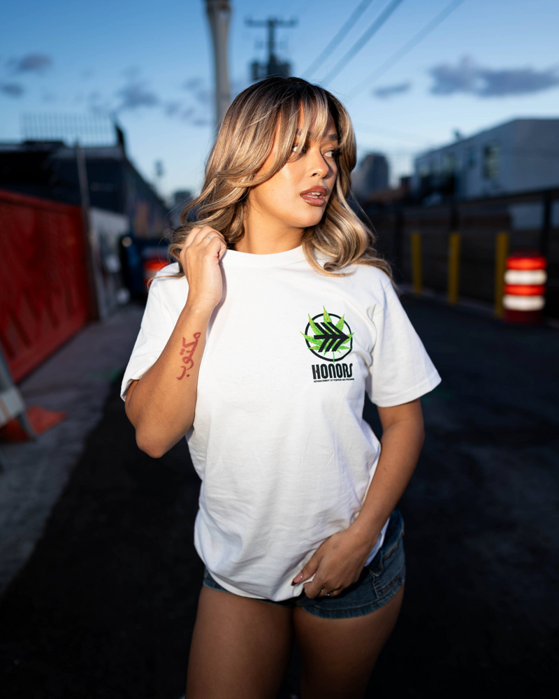 HONORS 420 WHITE TEE