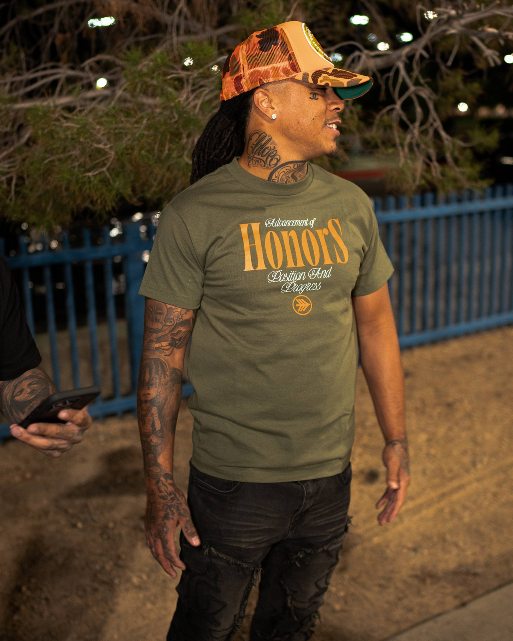 HONORS LUXURY MILITARY GREEN & ORANGE