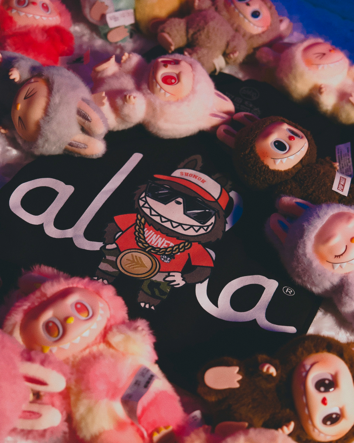 RABUBU X IN4MATION X ALOHA ARMY MENS TEE