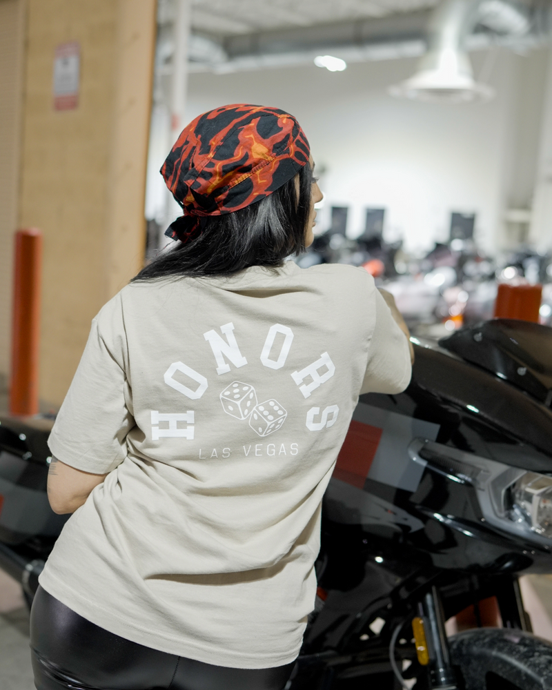 HONORS DICE LOCALS TAN TEE