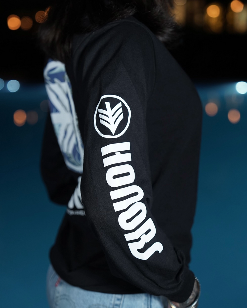 HONORS 3PT BIRD OF PARADISE BLACK L/S
