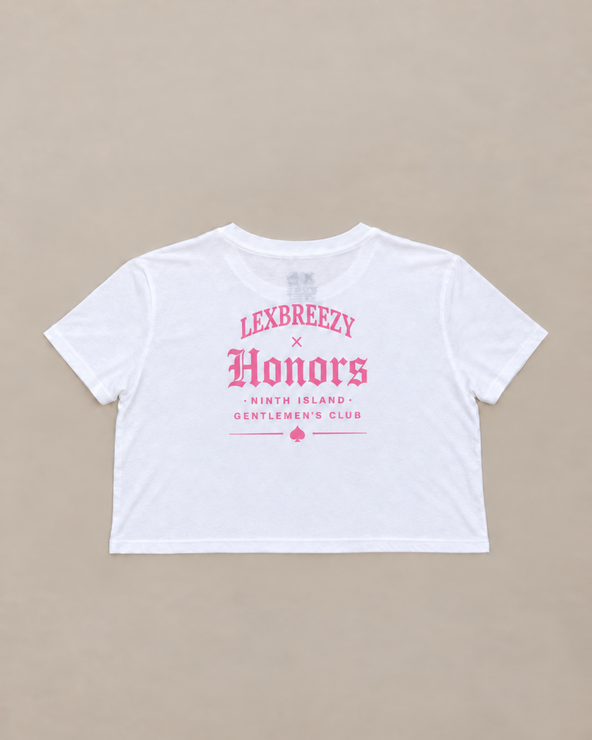 HONORS X LEXBREEZY WOMENS CROP "GOT LEID IN LAS VEGAS"